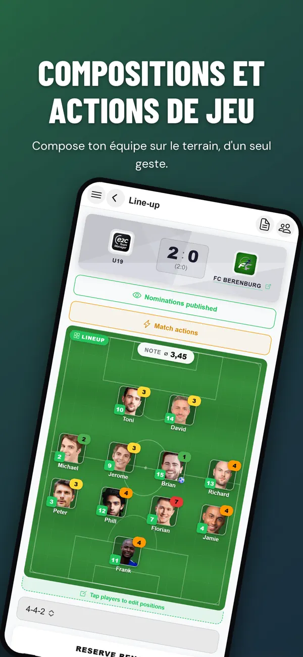 Screenshot #2 pour easy2coach - Team Manager