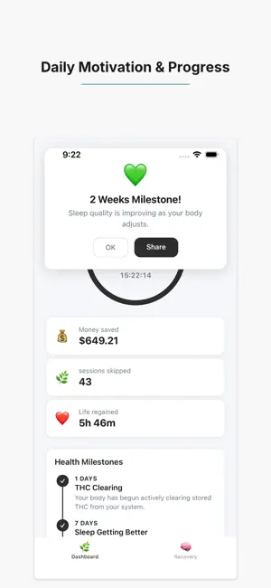 Weed Free: Quit Counter screenshot 4