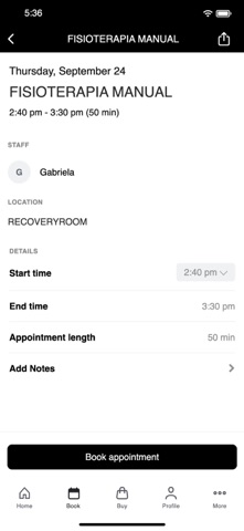 RECOVERYROOM CLINIC Screenshot 3 of 3