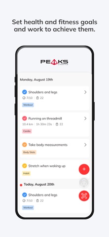 PEAKS Lifestyle Training Screenshot 4 of 6
