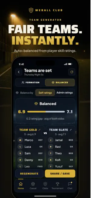 WeBall Club screenshot 2