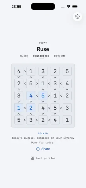 Ruse: Daily Brain Puzzle screenshot 1