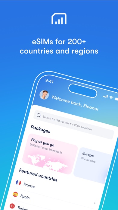 eSimply: Travel & Mobile data Screenshot