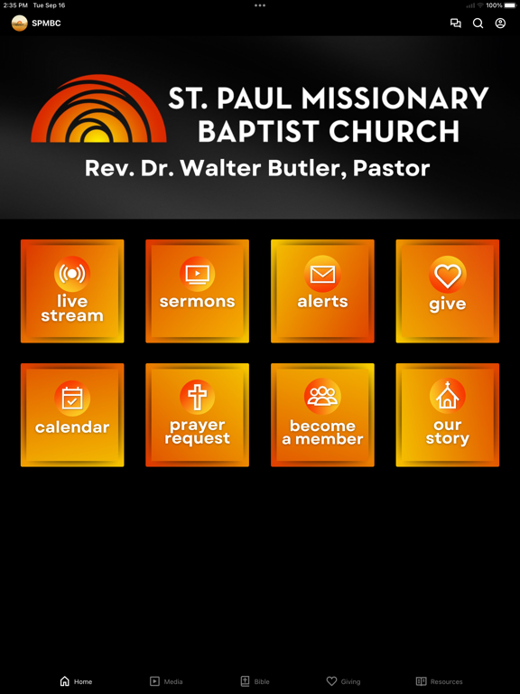 Screenshot #4 pour St. Paul Baptist Church