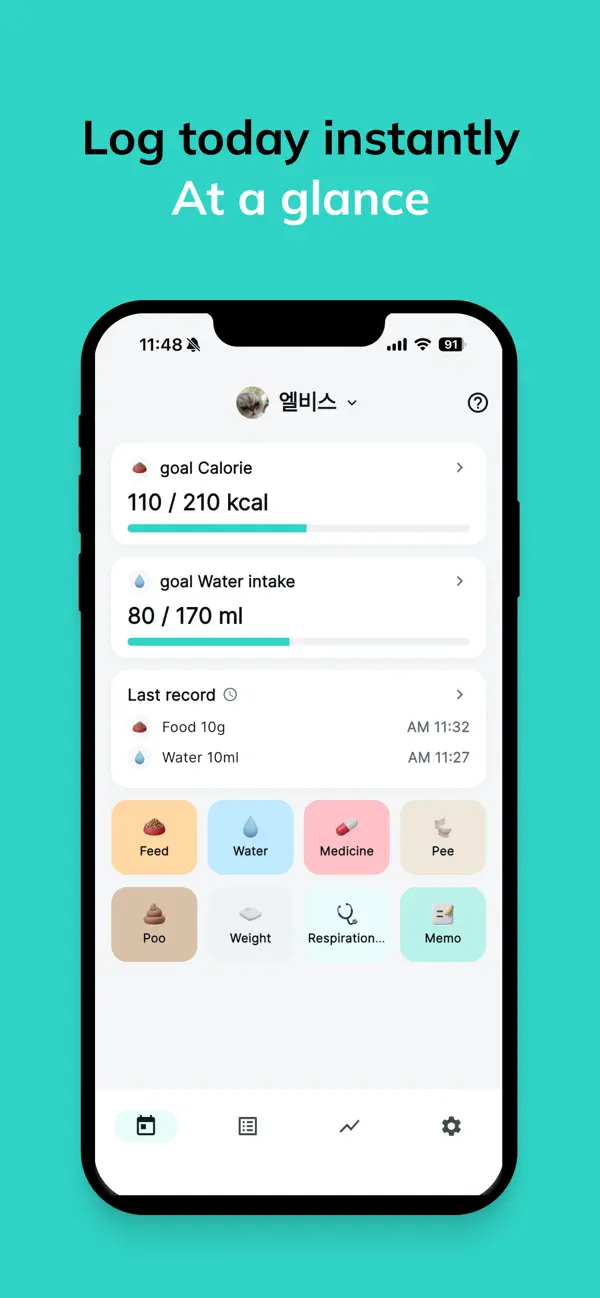 Pawdodok: Pet Care Daily Log screenshot 1