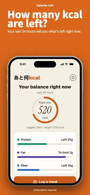 Calories Left: AI Food Tracker screenshot 1