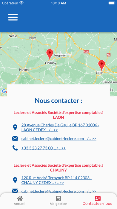 Cabinet Leclere et associés Screenshot