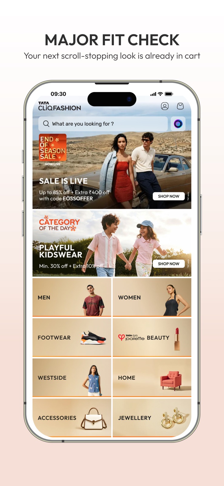 Tata CLiQ Fashion Shopping iphone screenshot 2