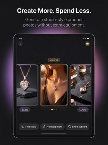 Como: AI Product Photo Editor iPad screenshot