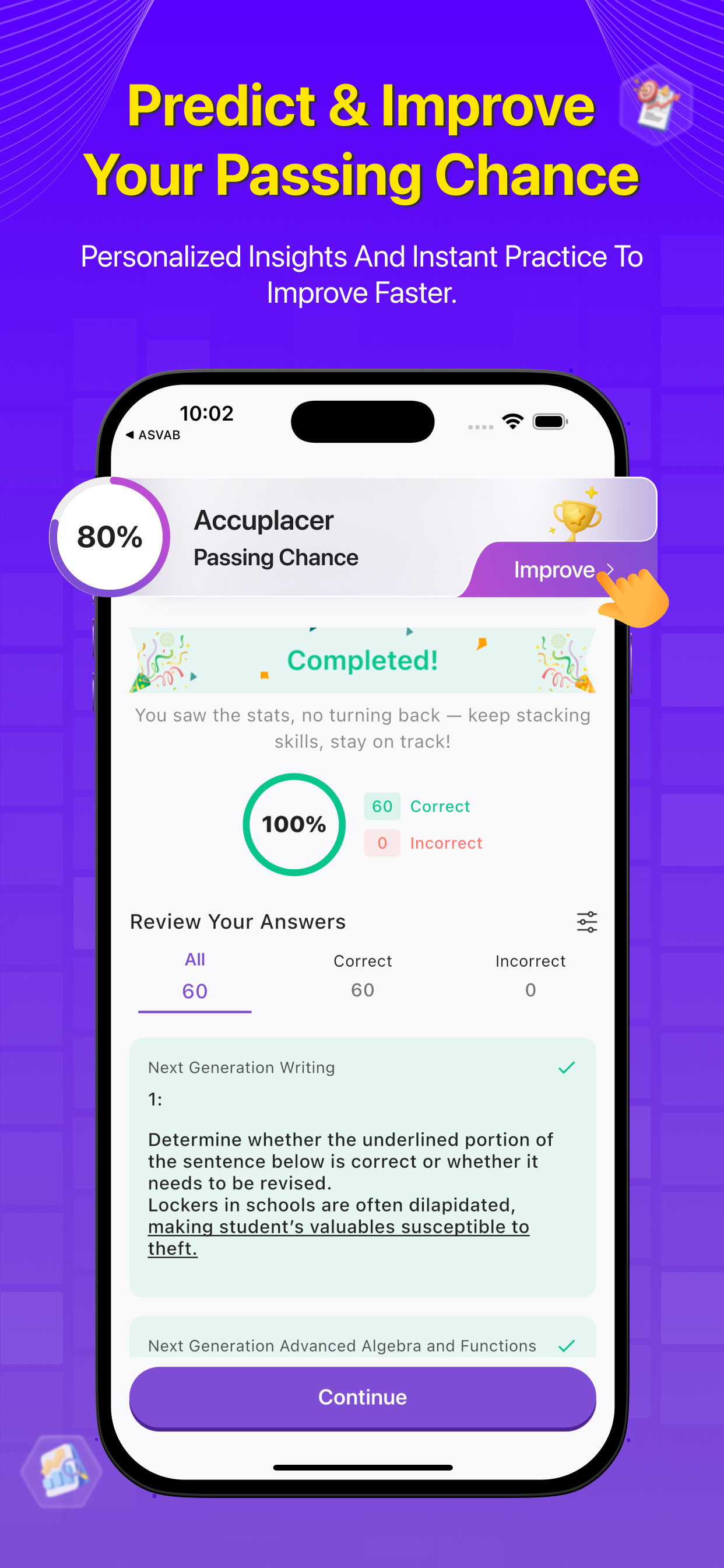 Accuplacer Test Prep 2026 screenshot 6