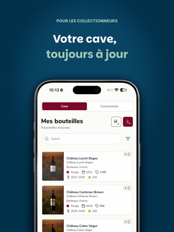 Winary - cave à vin digitale iPad screenshot 8