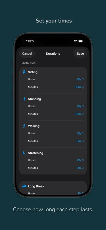 Standly | Standing desk timer screenshot 6 of 9