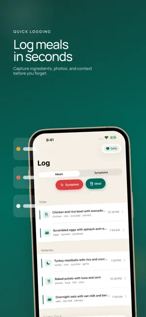 Food Allergy Tracker - Lergy screenshot 2