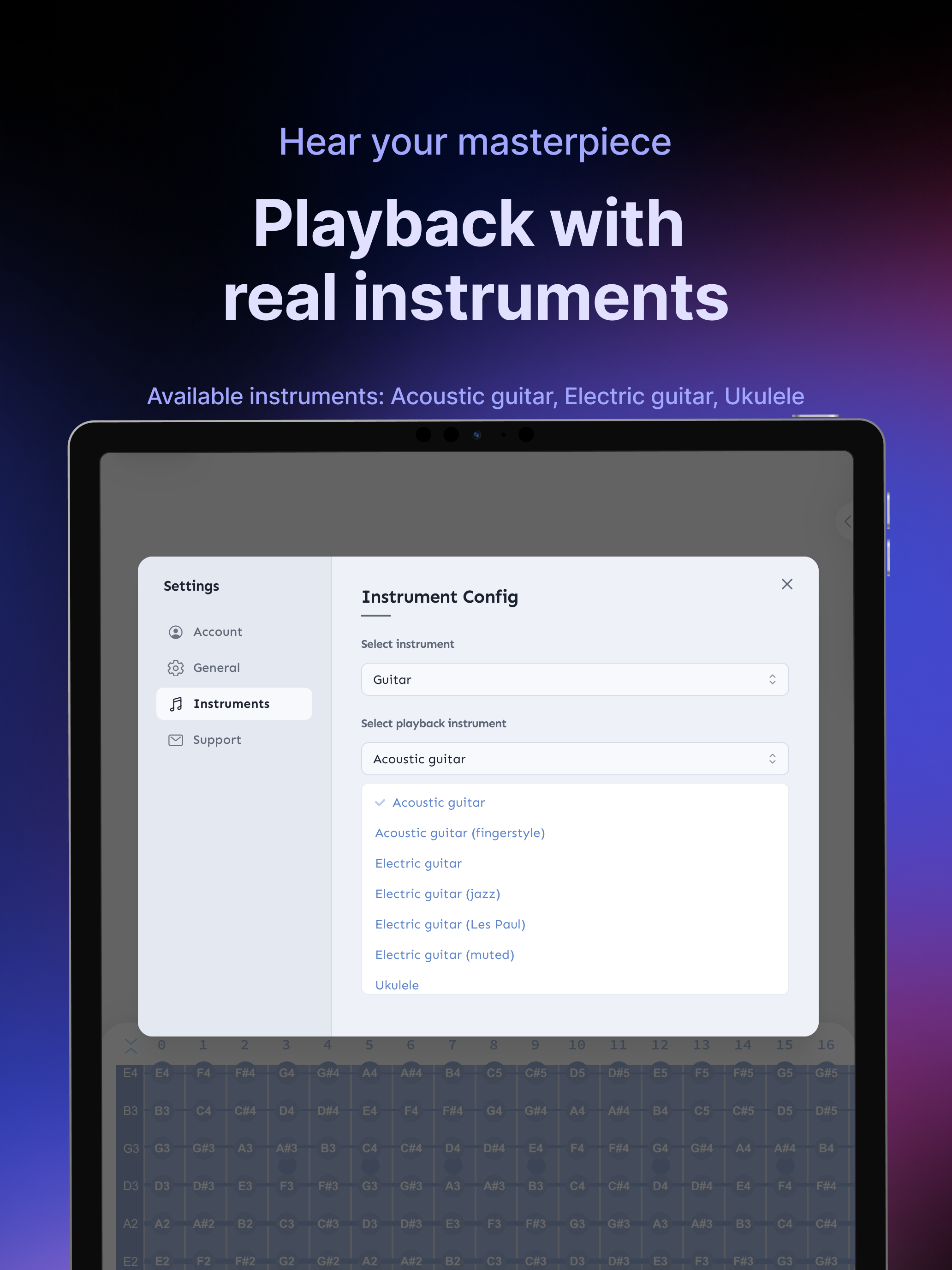 TabMaker - Guitar Tab Editor screenshot 8