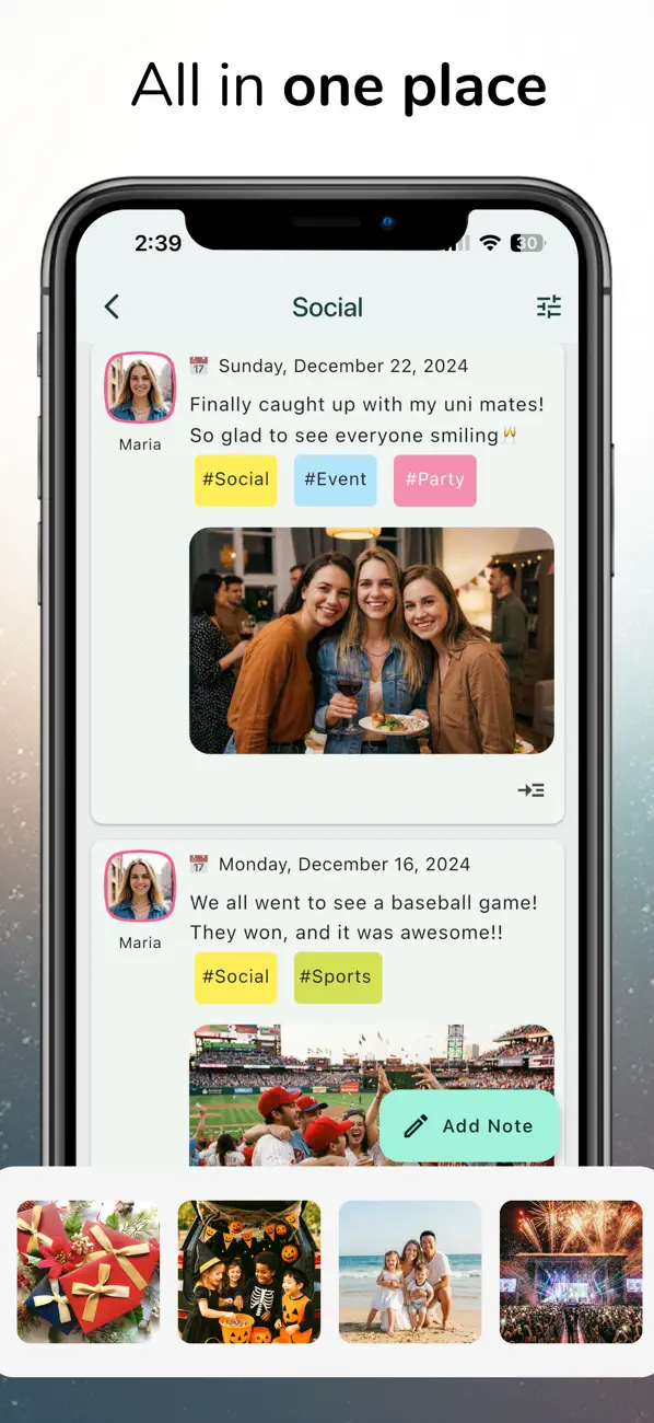 #3. People Journal: Memorio (iOS) Által: Tomohiro Suzuki