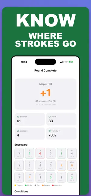 Disc Golf Scorecard & Stats screenshot 2