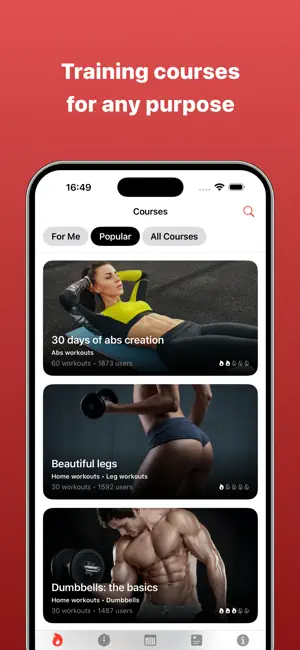 Workout For Women & Men screenshot 1