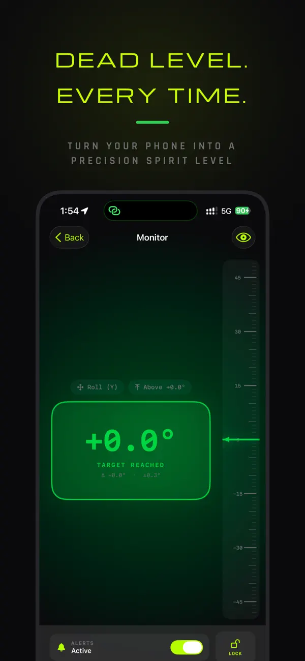 Screenshot #1 pour Leveler - Level at any Angle