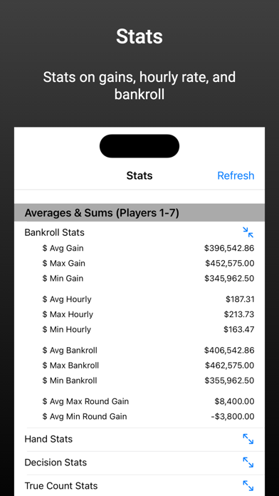 Blackjack - Simulator Screenshot