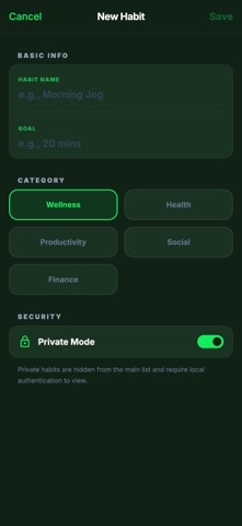 Check-in - Habit Tracker Screenshot 3 of 3