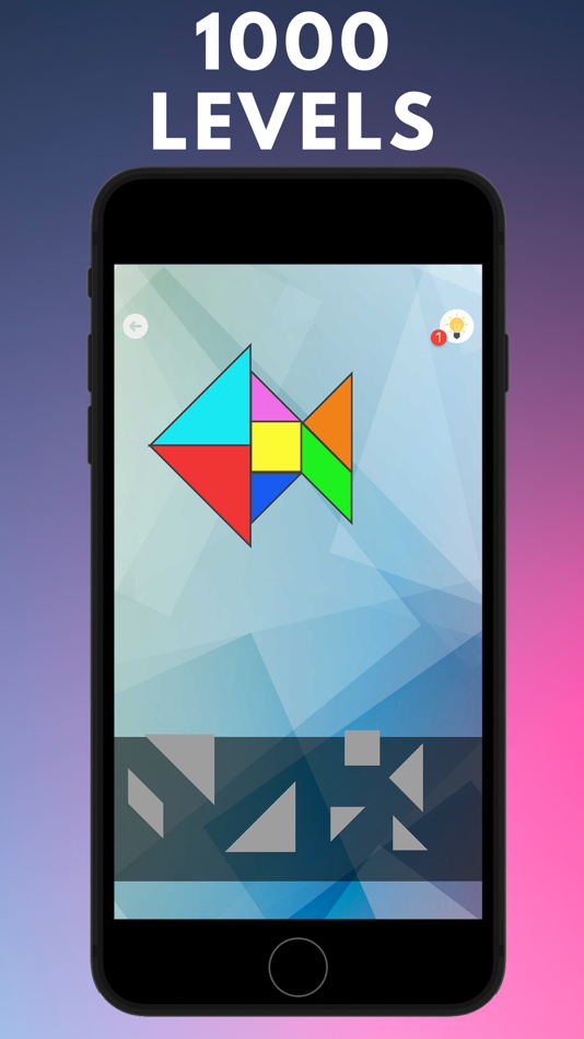#5. Tangram Shape Puzzle Game (iOS) Bởi: Paperboat Labs Private Limited
