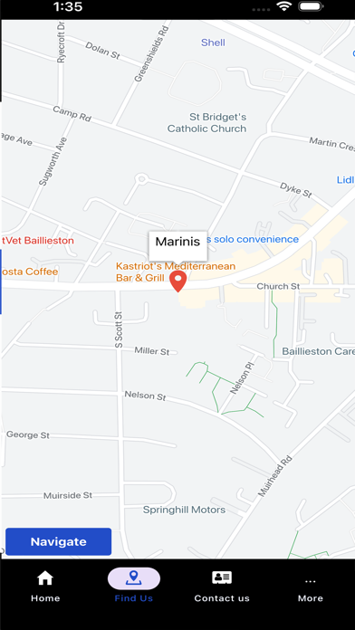 Marini’s Baillieston Screenshot