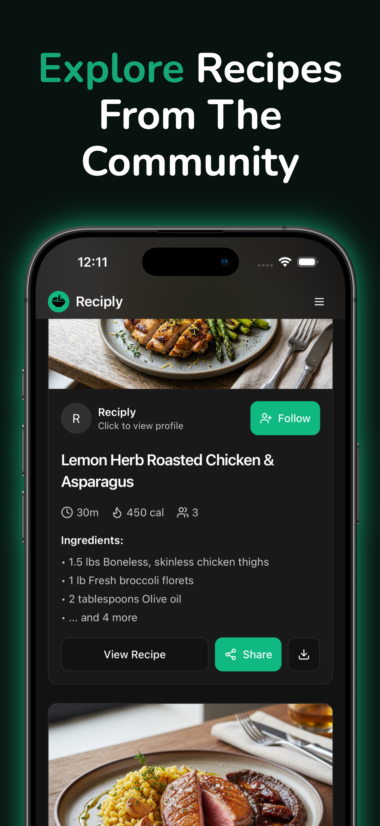 Reciply - Recipe Generator screenshot 3