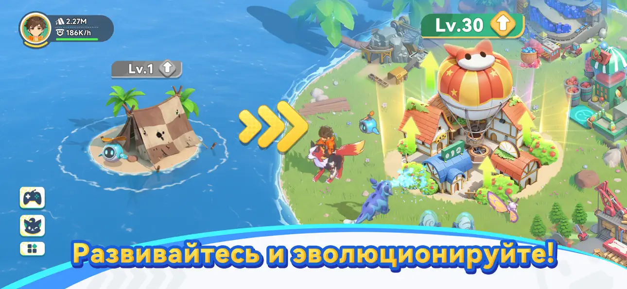 Catch & Build: Lands of Pals iOS Mod IPA screenshot 4 - iOS game interface