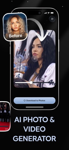 Viora AI: Video & Photo Editor iPhone screenshot