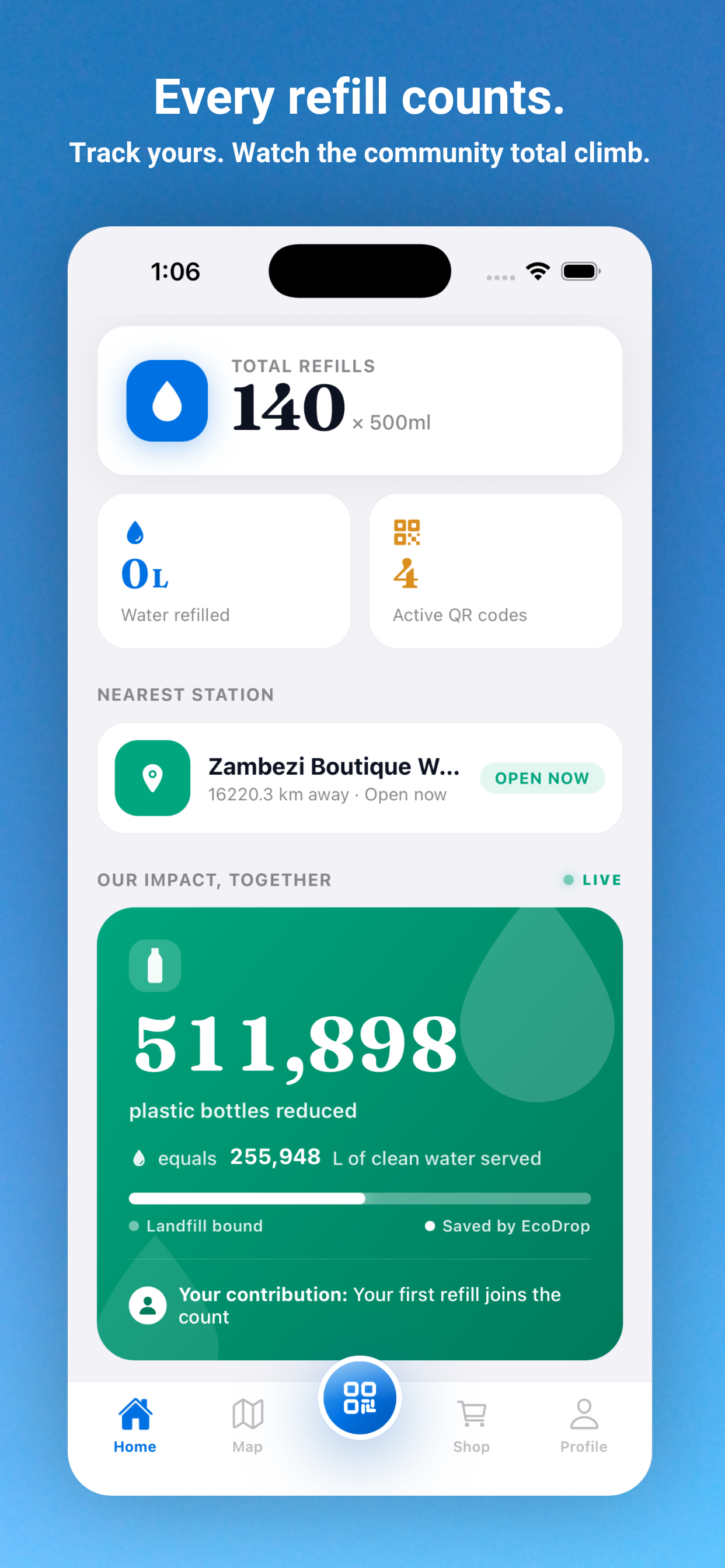 EcoDrop Smart Water Refill screenshot 7