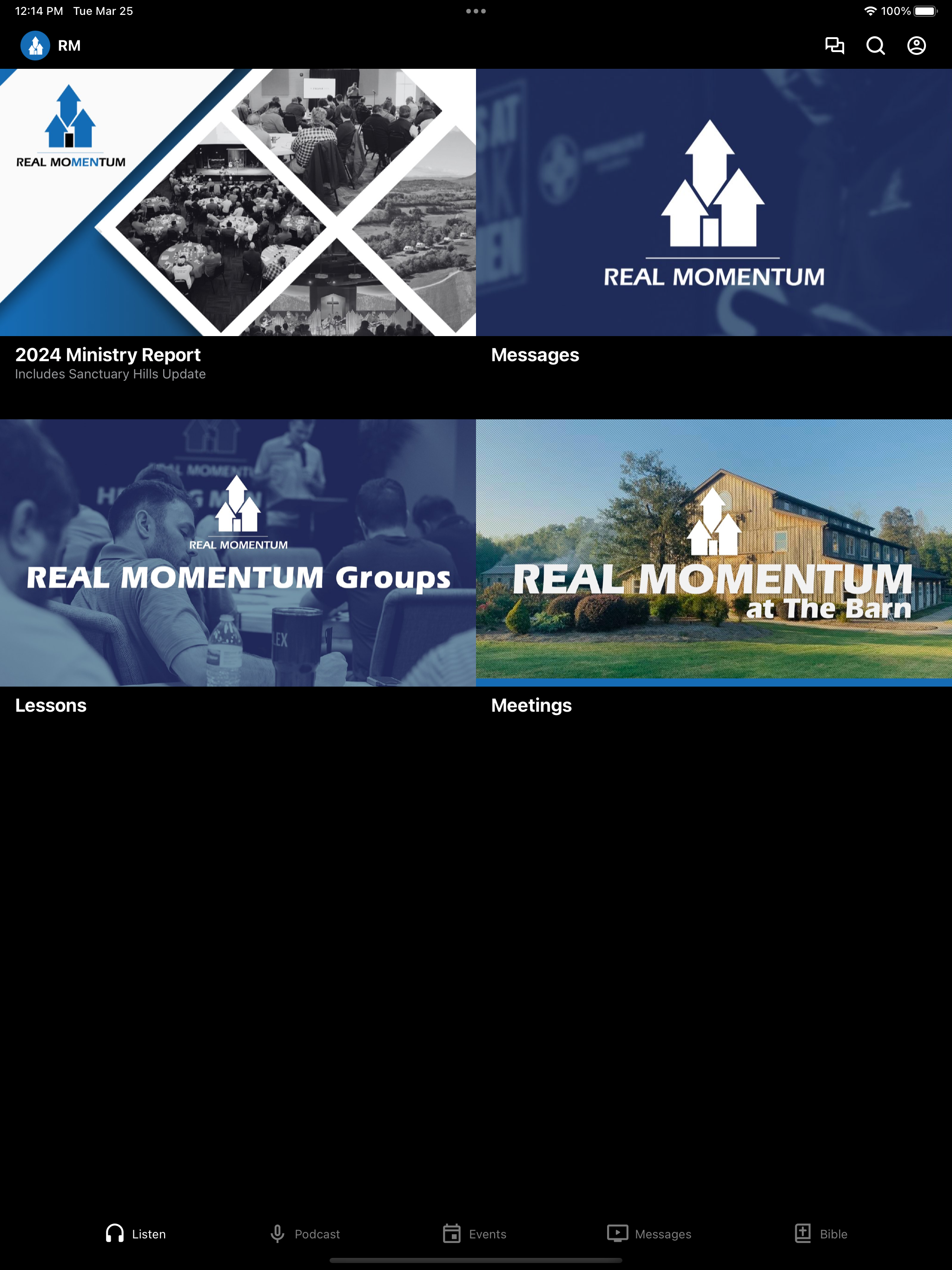 REAL MOMENTUM