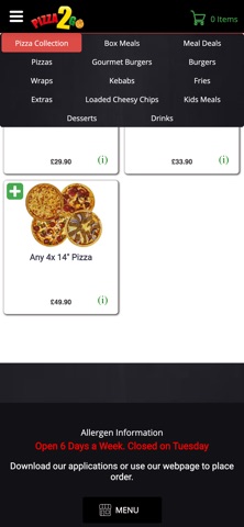 Pizza 2 Go Carmarthen screenshot
