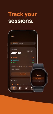 SUNA - Sauna Tracker Screenshot 1 of 6