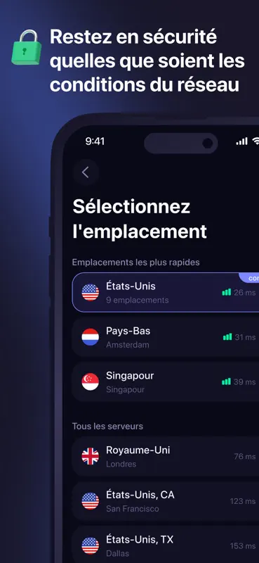 World VPN: Rapide & Sécurisé screenshot 2 of 4