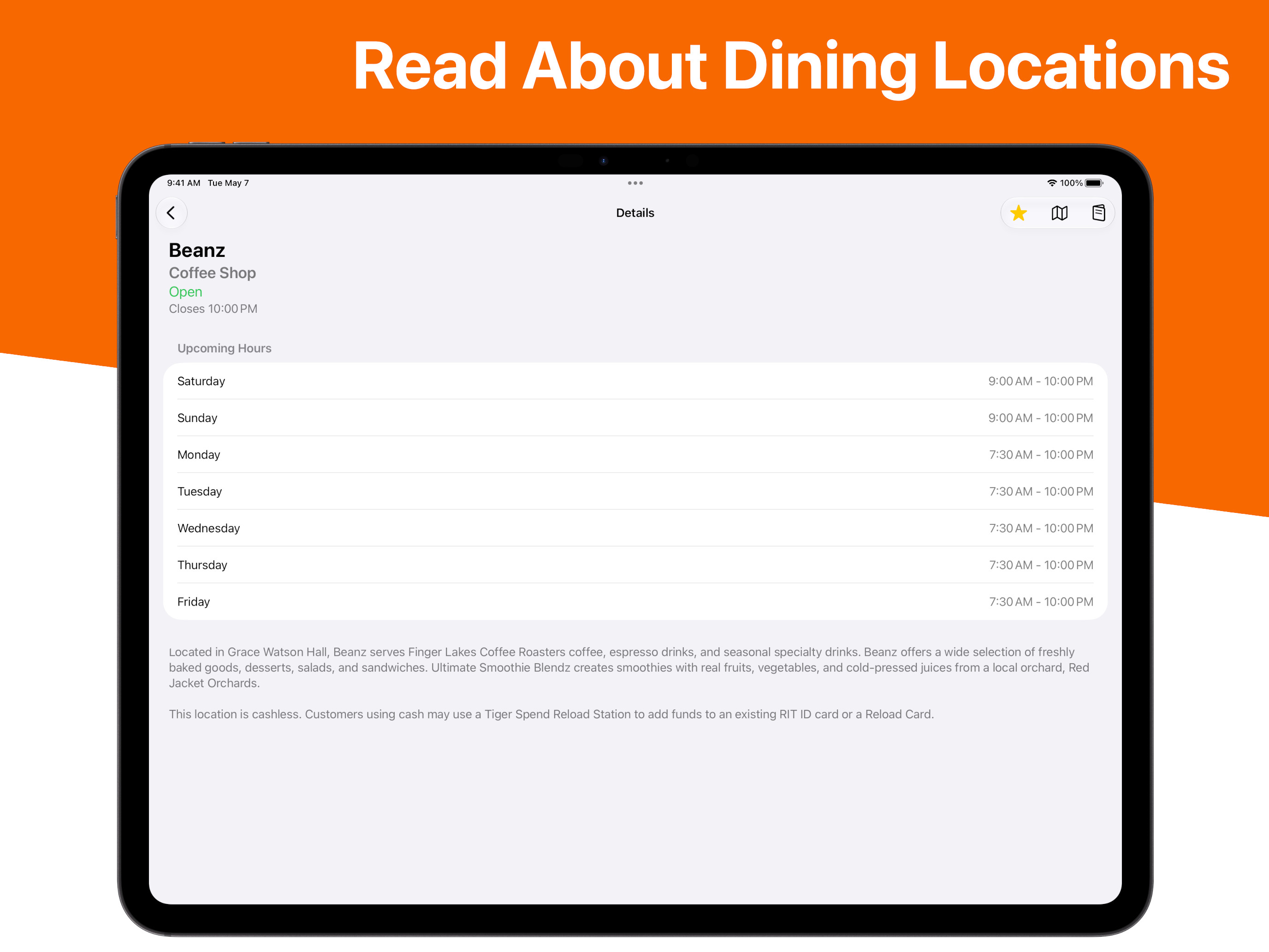 TigerDine for RIT Students screenshot 8