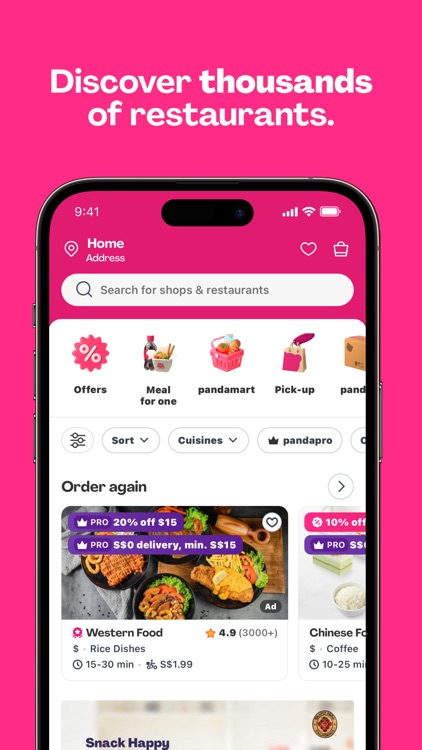 foodpanda: Food & Groceries