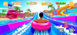 Water Slide Park - Fun Racing iPhone screenshot