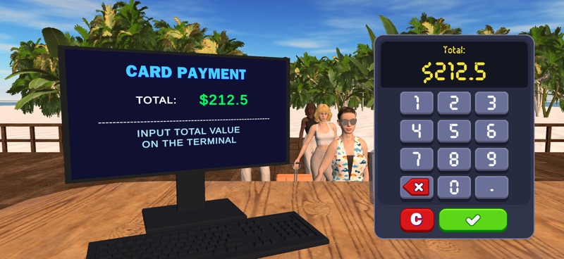 Simulador de Hotel de Praia 3D screenshot 1