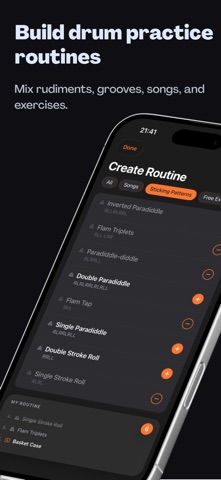 Drum Journal: Practice Routine Screenshot 4 of 10