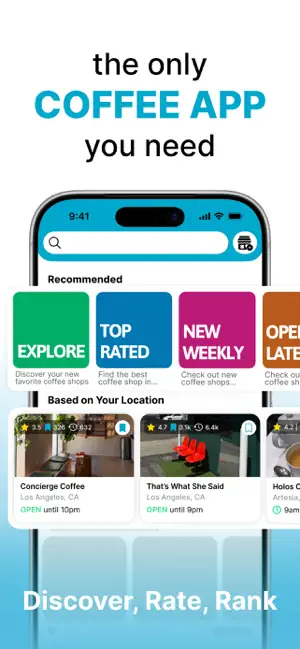 sipn: Coffee Shop Finder screenshot 1