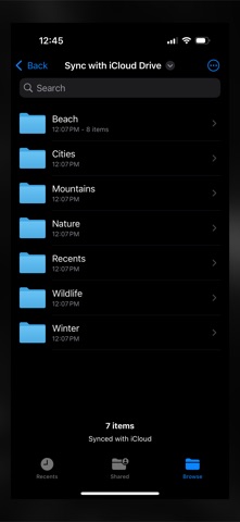 Sync with iCloud Drive Screenshot 6 of 7