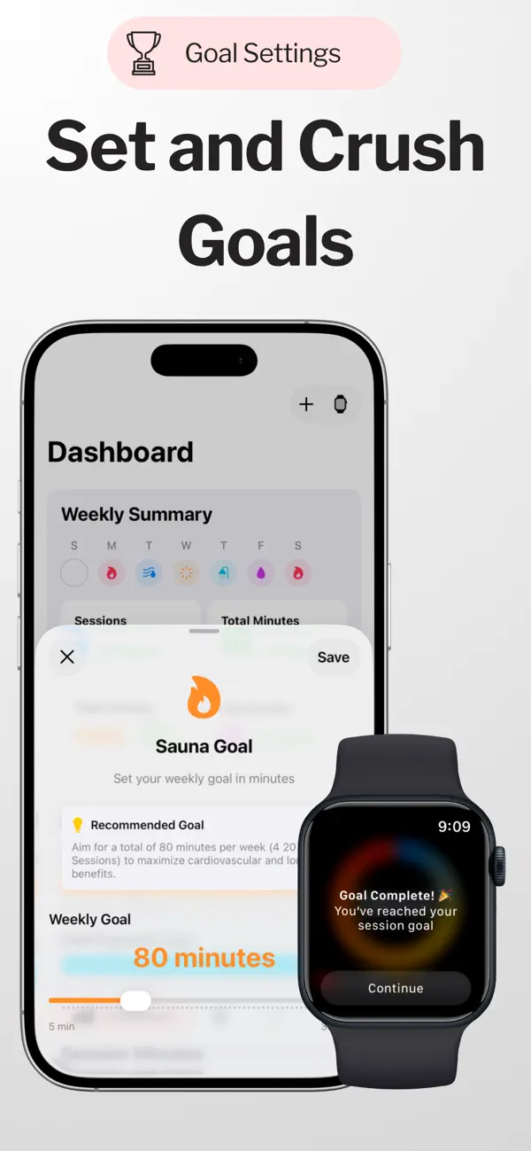 Screenshot #2 pour Sauna & Cold Plunge Tracker