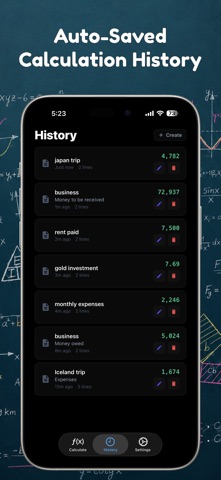 Notepad Calculator: CalcEn Screenshot 4 of 7