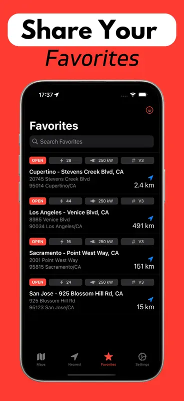 Supercharger for Tesla: Elektr screenshot 5 of 6