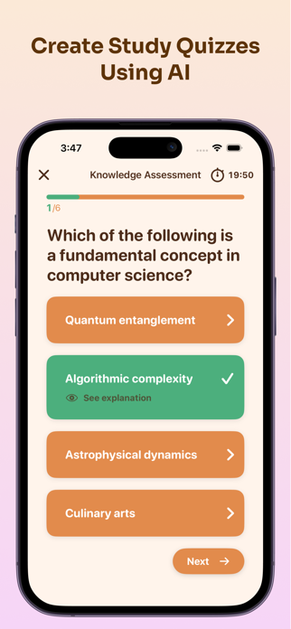 QuizNotes AI Screenshot 1 of 4