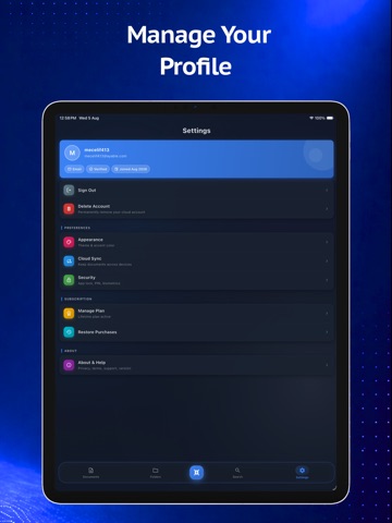 Scanvra - Doc Scanner & PDF iPad screenshot