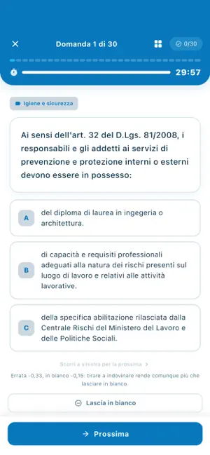 Quiz Concorsi OSS screenshot 2