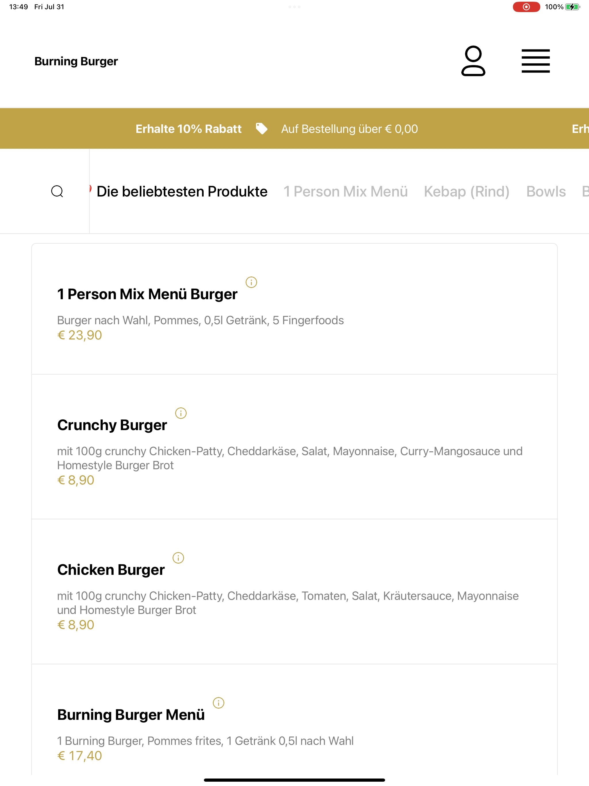 Burning Burger screenshot 14
