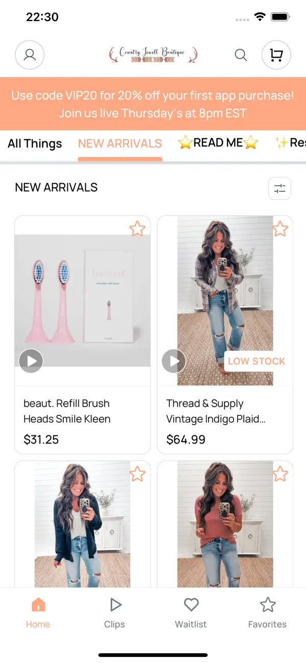 Screenshot #1 pour Country Jewell Boutique