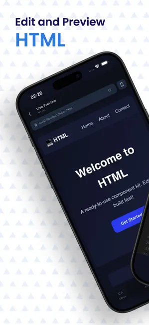 HTML Editor - iPhone screenshot 1